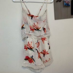Abercrombie and Fitch floral romper